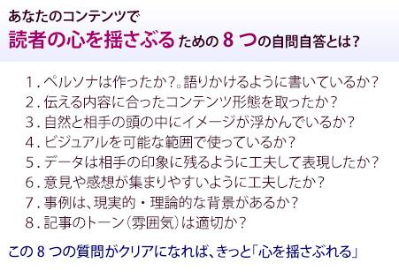 あなたのコンテンツで読者の心を揺さぶる8つの自問自答
