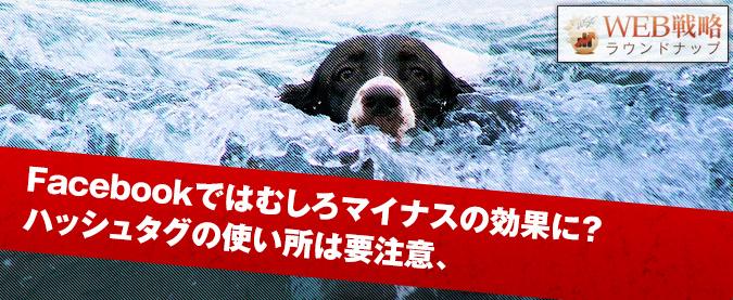Facebookではむしろマイナスの効果に？ハッシュタグの使い方は要注意、