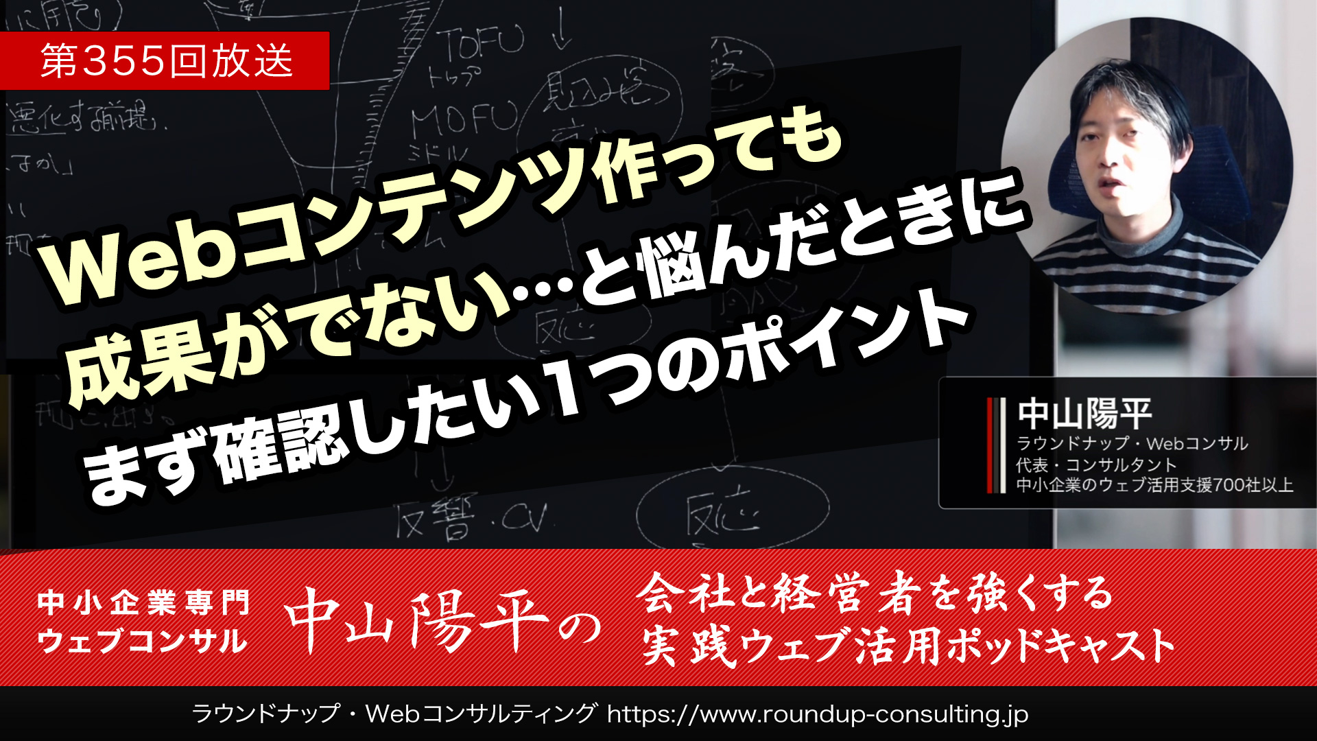 第355回:Webコンテンツ作成で成果がでない…と悩んだときにまず確認したい1つのポイント（前半）